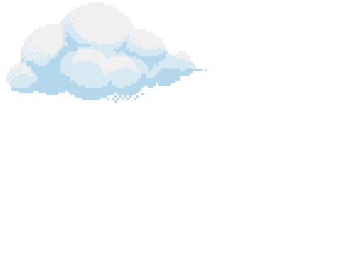 retro clouds